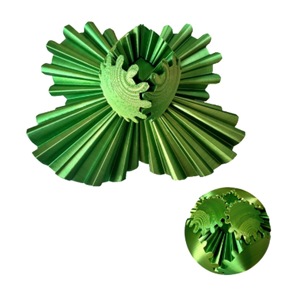 3D Printed Gear Ball Regulate Tension Portable Rotation Gear Sphere Desk Toy for Stress Anxiety Rela