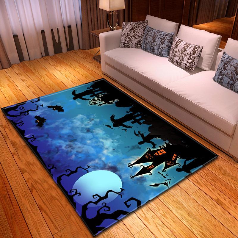 Halloween Living Room Carpet Bedroom Dining Room Floor Mat Dimensions
