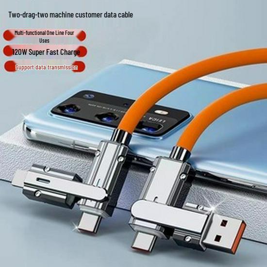 6-Port USB Fast Charger with LCD Display, 40W Multi-Port Desktop Charger