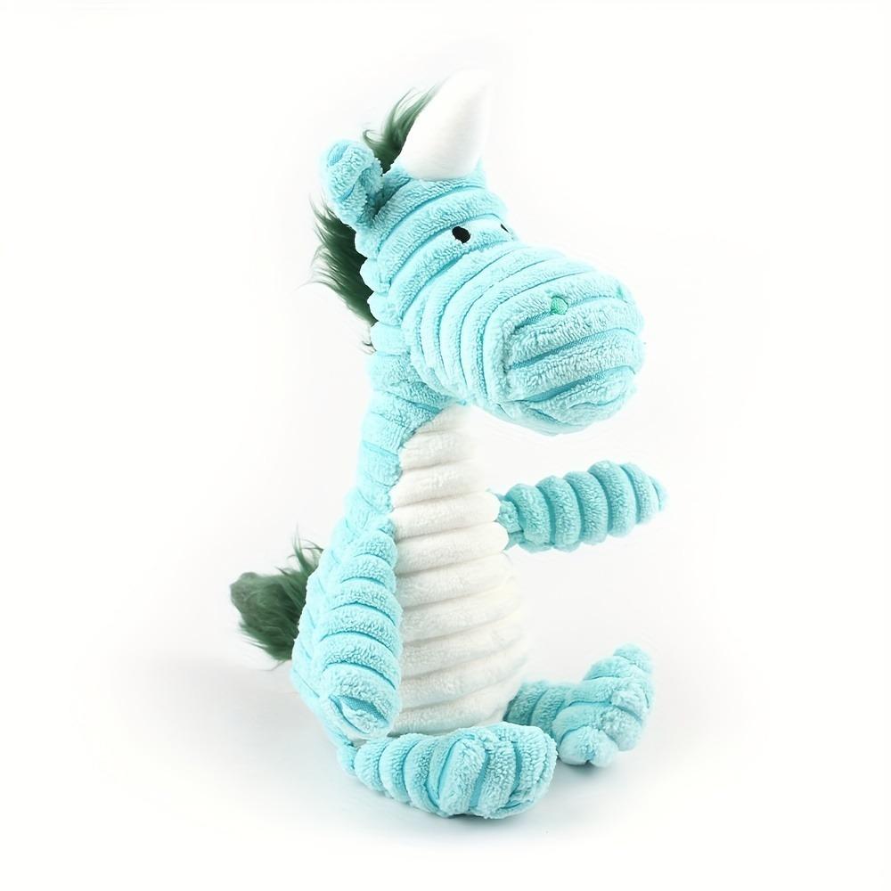 1pc Plush Squeaky Chew Dog Toy - Animal Shaped, Soft & Safe, for Small Dogs & Puppies, Essential Pet Play Toy