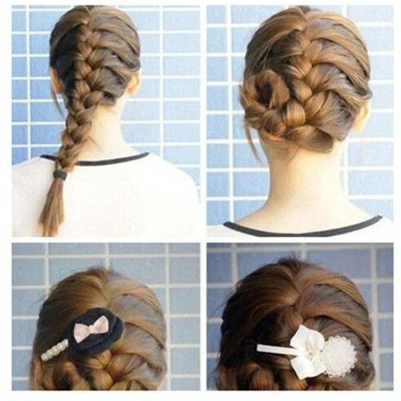 Fashionable Hair Products Portable French Braid Tool Centipede Braided Plastic Hair Curler Multifu Hairdressing Styling Tools