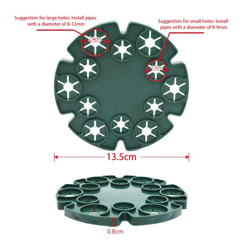 Garden Trellis Plastic Plant Sweet Pea Vine Pole Support Stake Connector Bamboo Cane Holder Balcony Fixing Bracket