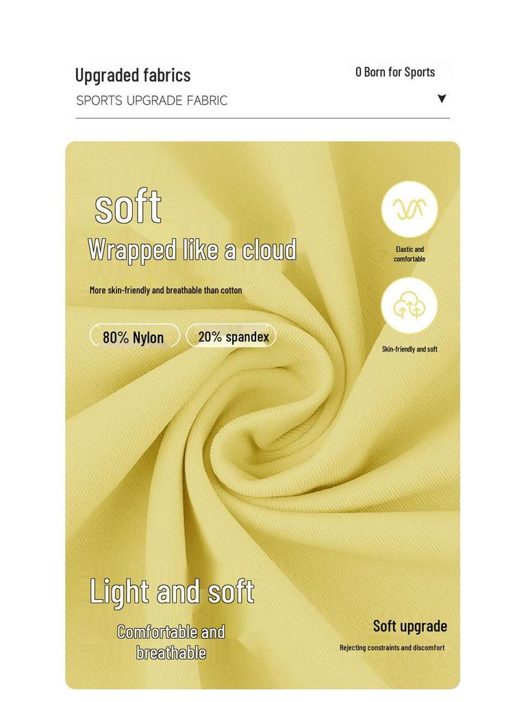 Damski Top Sportowy do Jogi z Dekoltem na Szyi i Wkładkami - Nude, Seksowny Tył Styl 52167