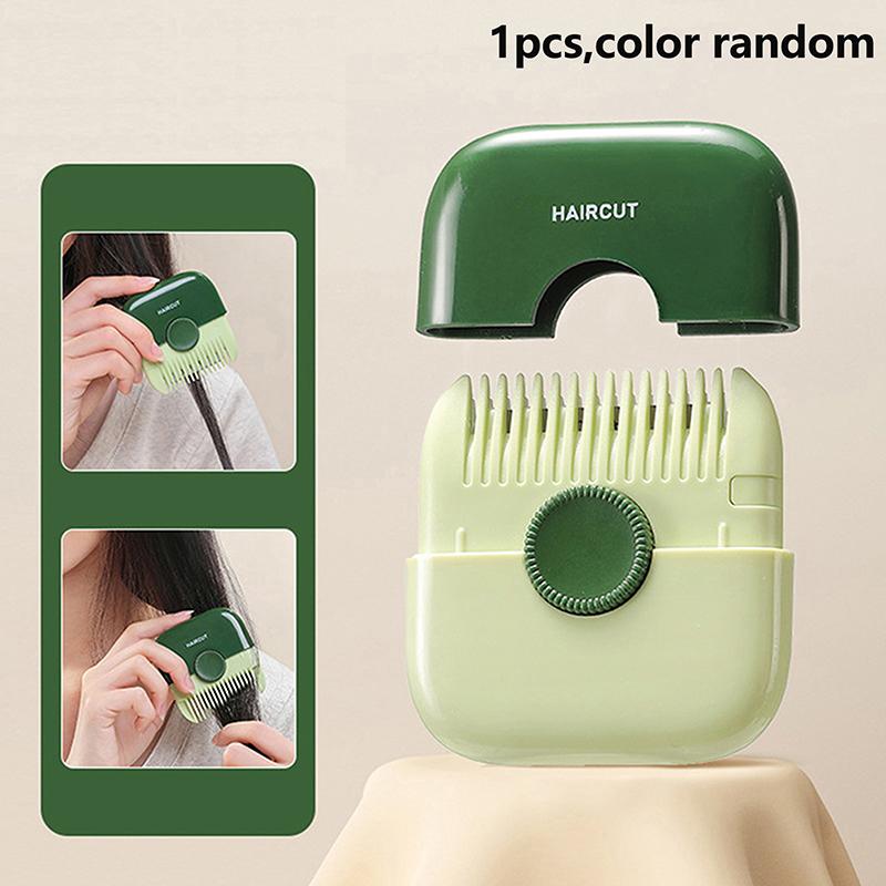 

1/2 шт. Расческа 2 в 1 для стрижки и укладки детских волос, для подравнивания челки и секущихся кончиков, триммер для челки, ручная портативная детская машинка для стрижки волос