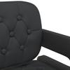 Vidaxl Swivel Dining Chairs, 4 Pcs, Black, Faux Leather