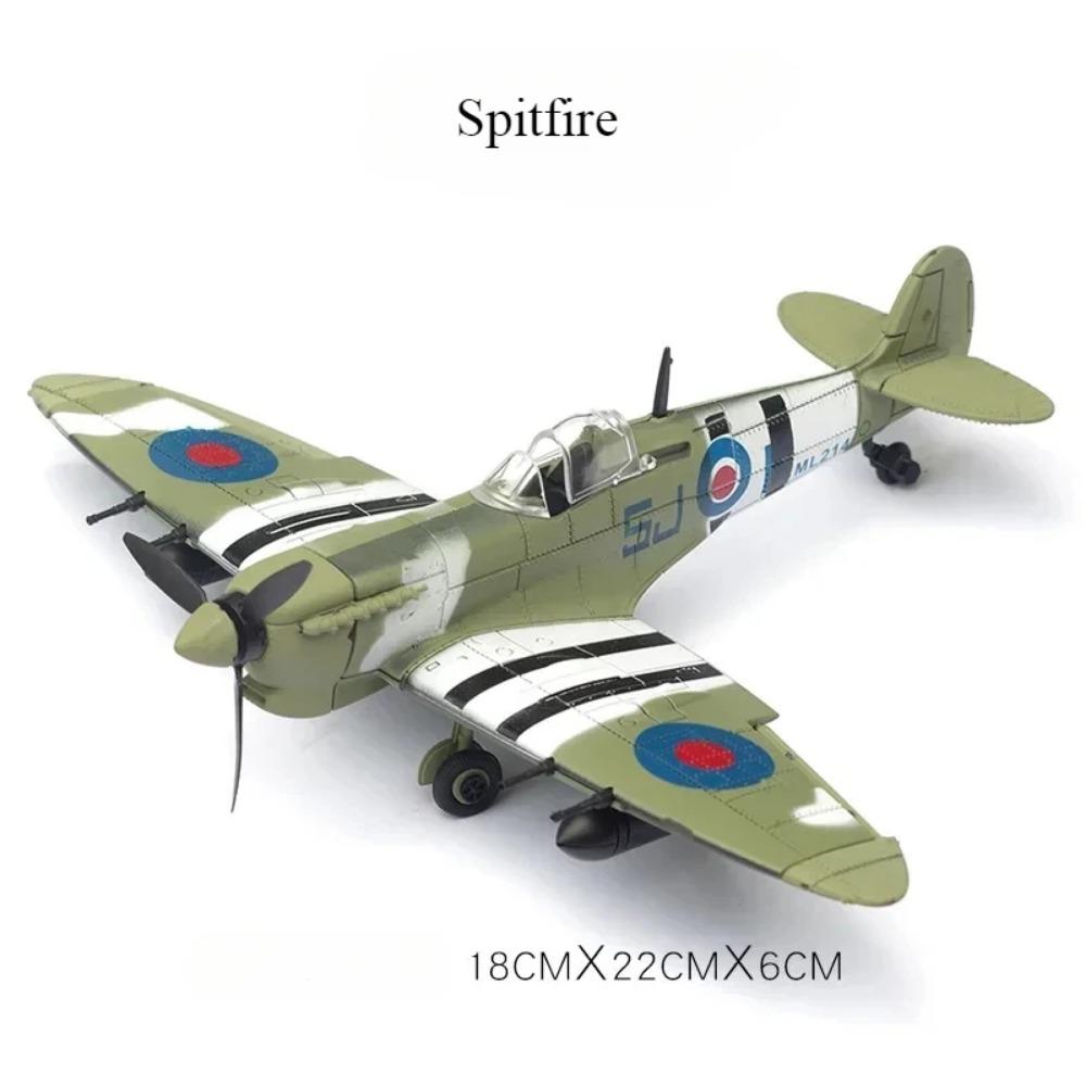 1/48 WWII Americký Corsair Mustang Britský Spitfire Hurricane Německý BF109 Stíhací letoun Plastová Sestavitelná Stavebnice Modelu Letadla Hračka