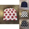 Acrylic Knit Cap With Colorful Design For Men Women Warmth And Face Slimming Effect