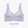 Traceless underwear, women's no steel ring adjustment type, double breasts, anti-sagging, thin, large breasts, small breasts, gathered bra cover