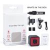 1PC Smart Bicycle Rear Lamp Auto On/Off Stop Signal Brake Road Bike LED Taillight USB Charge MTB Cycling Safety Flash Lamp
