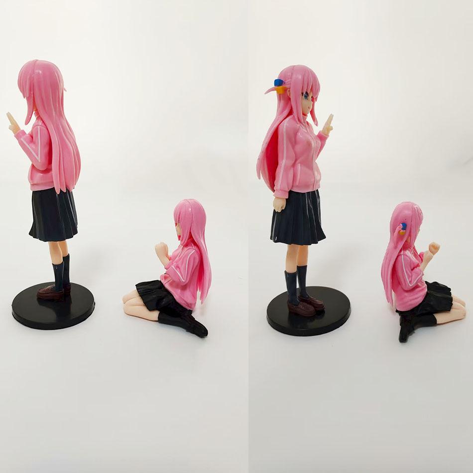 BOCCHI THE ROCK! Anime Figure Gotoh Hitori Action Figure Guitarist Girl Figure Desktop×Decorate Collections Model Doll Toys
