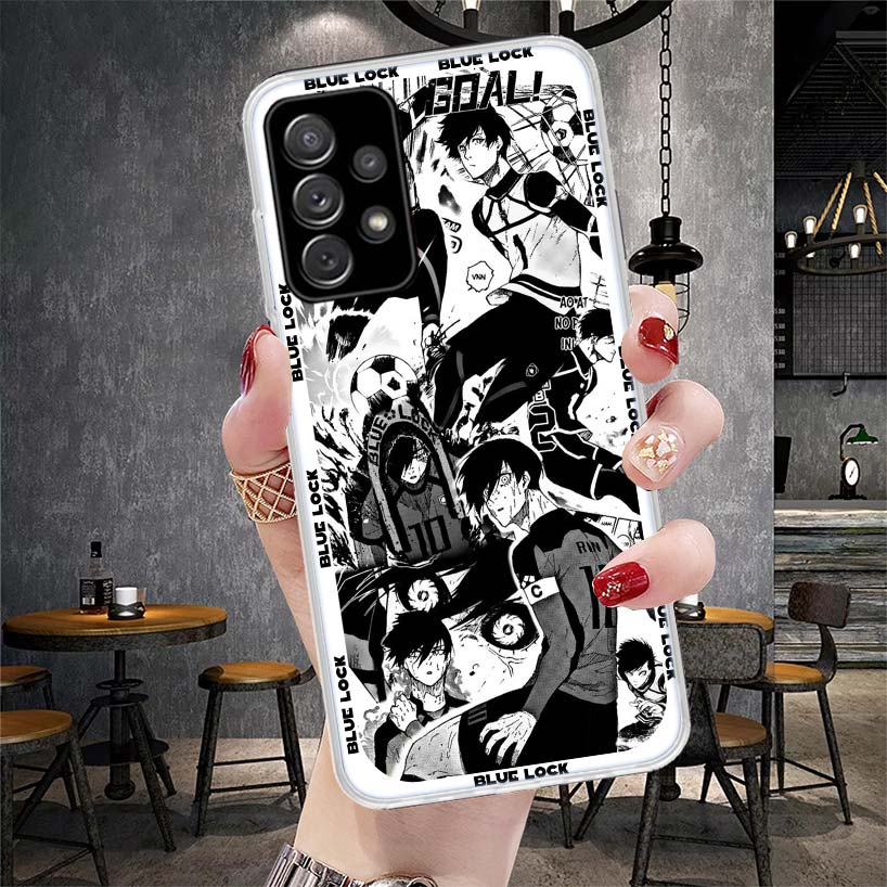 Anime Blue Lock Phone Case For Samsung Galaxy A12 A22 A32 A52 A72 A02S A51 A50S A71 A70 A31 A20S Note 20 Ultra S10 A10S Galaxy A
