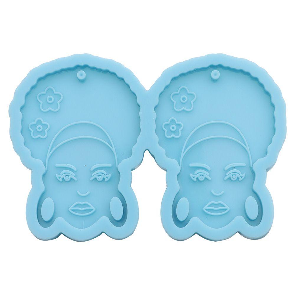 Jewelry Casting Mould Silicone Earrings Mold Epoxy Resin Mold Ear Studs Keychain Pendant