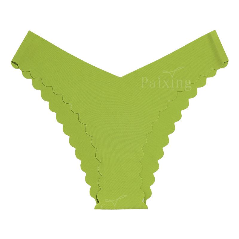 Air Mask Lightweight Ice Silk Seamless High-Elasticity Christmas Print Girls' Cool Triangle Panties