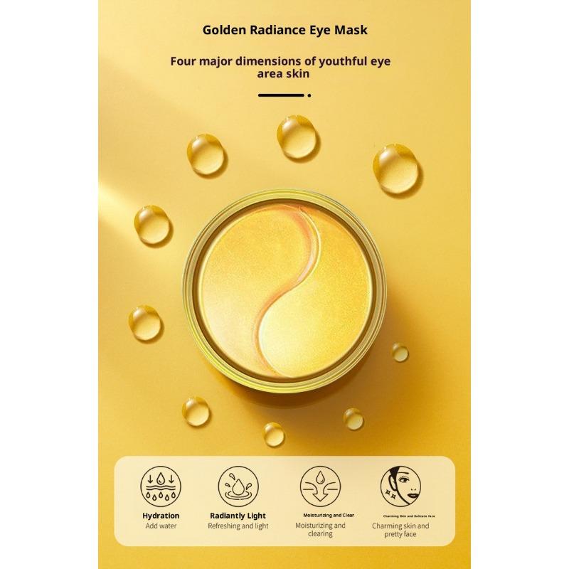 Gold Glittering Moisturizing Eye Mask Moisturizing Fade Eye Lines Fine Lines Dark Circles Moisturizing Eye Patch