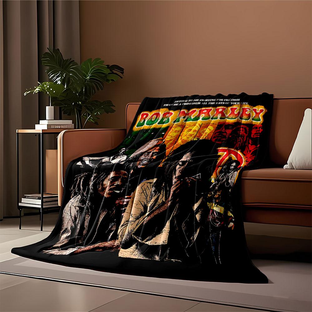 Bob Marley Freedom Blanket for all seasons blanket lunch break throw gift