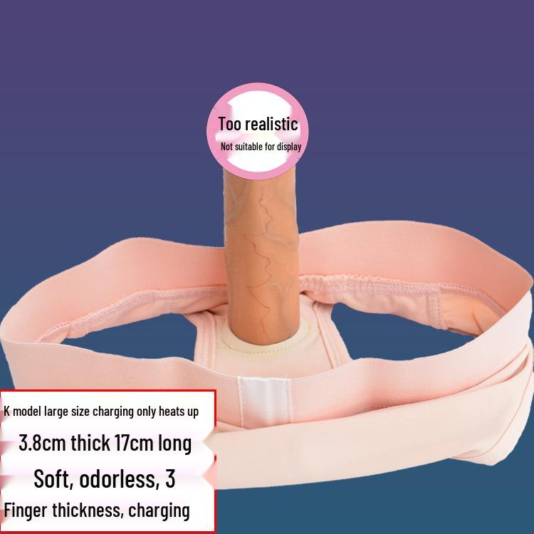 Moteriškos nešiojamos itin didelės vibratorinės kelnaitės-dildės, skirtos diskretiškam naudojimui lauke