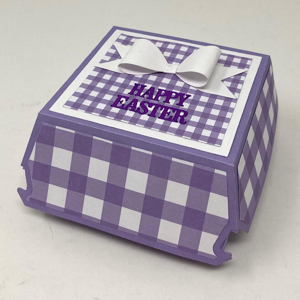 Metal Cutting Dies Hamburger Box Die Cuts Templates Molds Embossing Stencils for Album Scrapbooking Paper Decoration