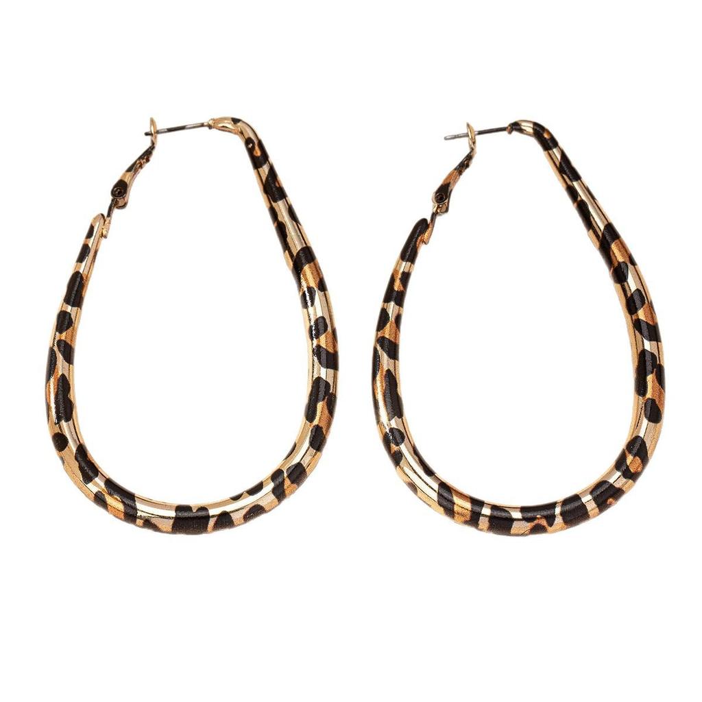 Fashionable And Exaggerated Retro Earrings With Geometric Circle Earrings