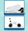 vehicle for for ages 1 to grayish black Four-wheeled children, 5, compact, ultra-lightweight, stroller, balance, vehicle, toy, handle, gift, (white)