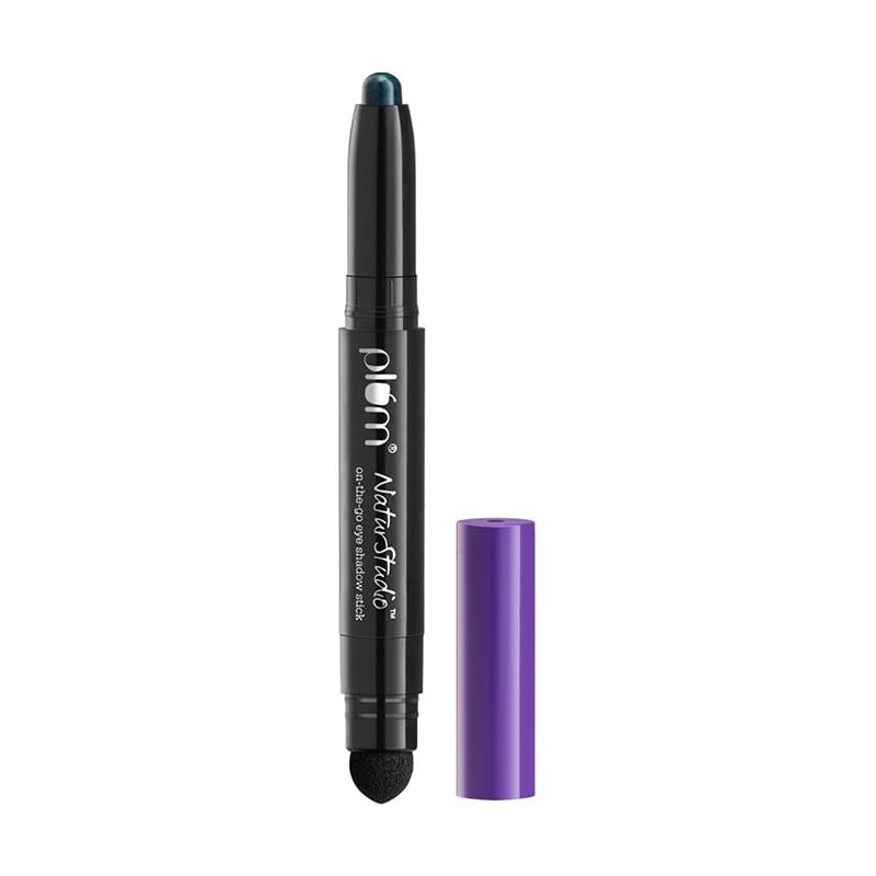 Plum NaturStudio On-The-Go Eyeshadow Stick 124 Forest Fling | Waterproof Crease-Proof Metallic Finish With Smudger