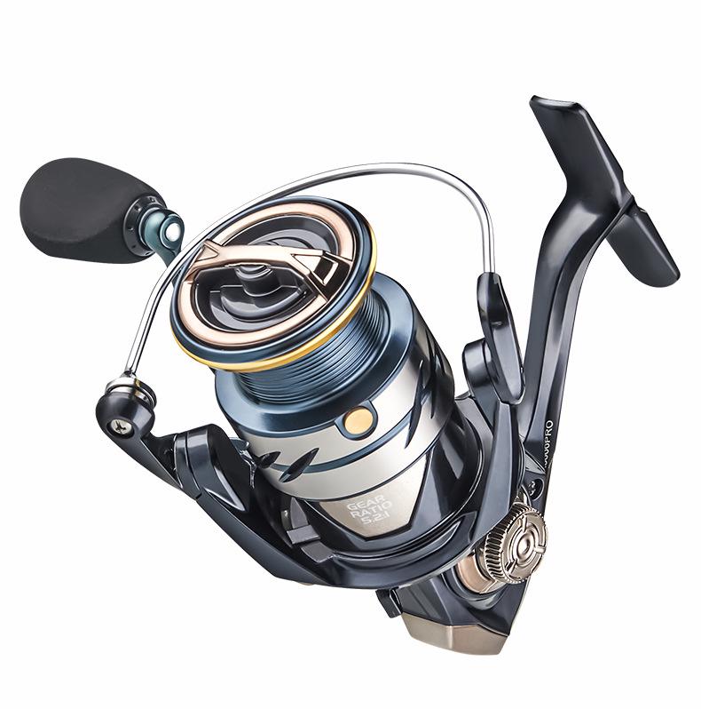 

Dequ Сверхлегкая катушка для рыбалки с защитой от морской воды из углеродного волокна без зазоров Air 2500 Pro