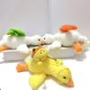 Crayfish Turtles Bees Bees Duck Doll Pendant Fluffy Plush Cartoon Duck Keychain  Bag Hanging