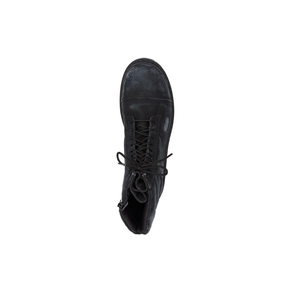 Balenciaga Stivali da Combattimento 'Cotone Nero Lavato' 694042W2H111000