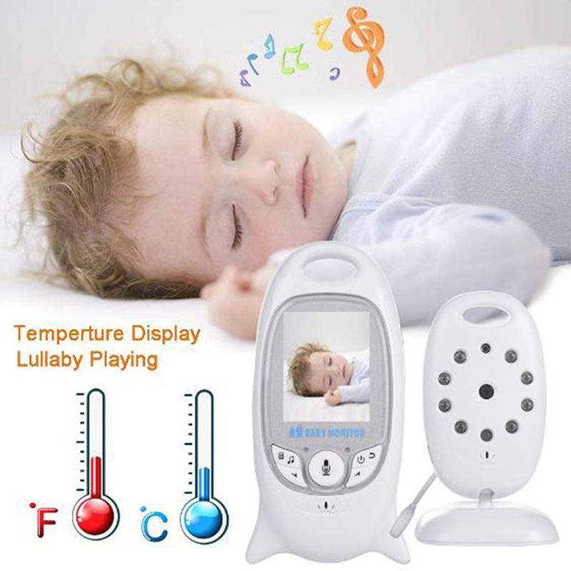 Baby monitor wireless 2.4G 2 pollici Bebe Babysitter Radio Video bidirezionale Telecamera per tata Visione notturna VB601