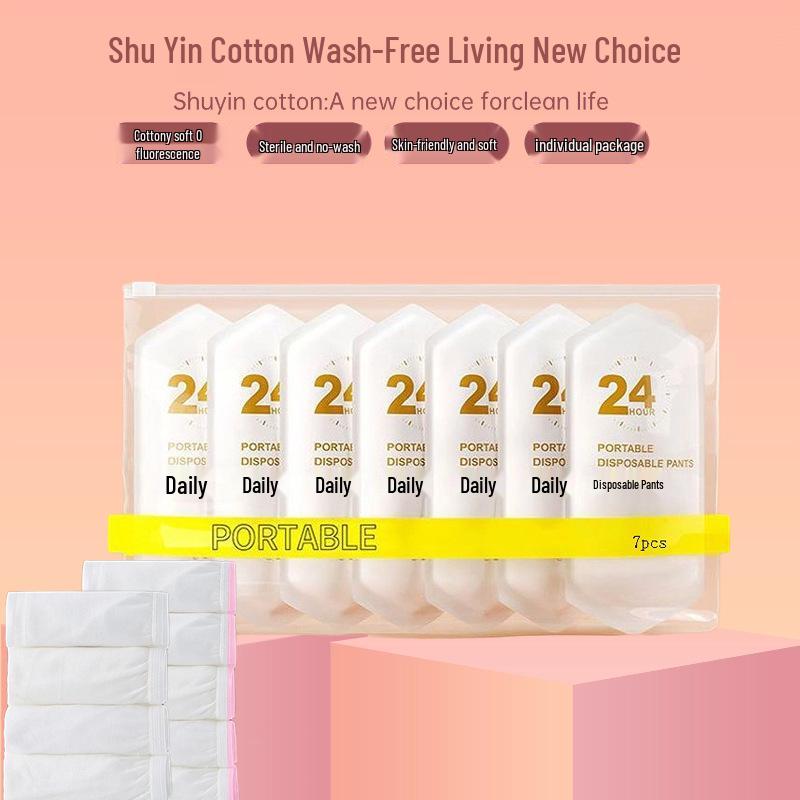 Sterilized Disposable Maternity Panties - Wash-Free, Individually Packaged, Portable Plus Size