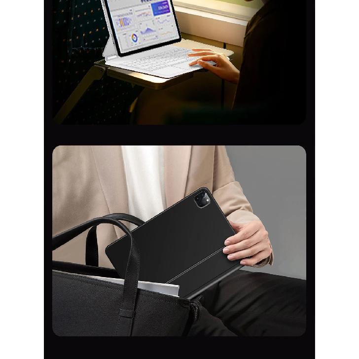 LFOIQN Magic Keyboard For iPad Pro 11/13 Inch 2025 M5 M4 Pro 12.9 M3 M2 Air 11"/13" 4th 5th 6th Pogo Pin Direct Connection Case