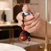 Pear-shaped Sandalwood Keychain & Phone Lanyard – Personalized Gift
