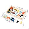Wooden Toddlers Spelling Learning Toys for 2 3 4 5 Year Old Kids,Early Educational