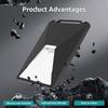 Silicone Satellite Antenna Protective Cover Mini Satellite Dish Protective Cover Case with Handle and Hook for Outdoor Camping