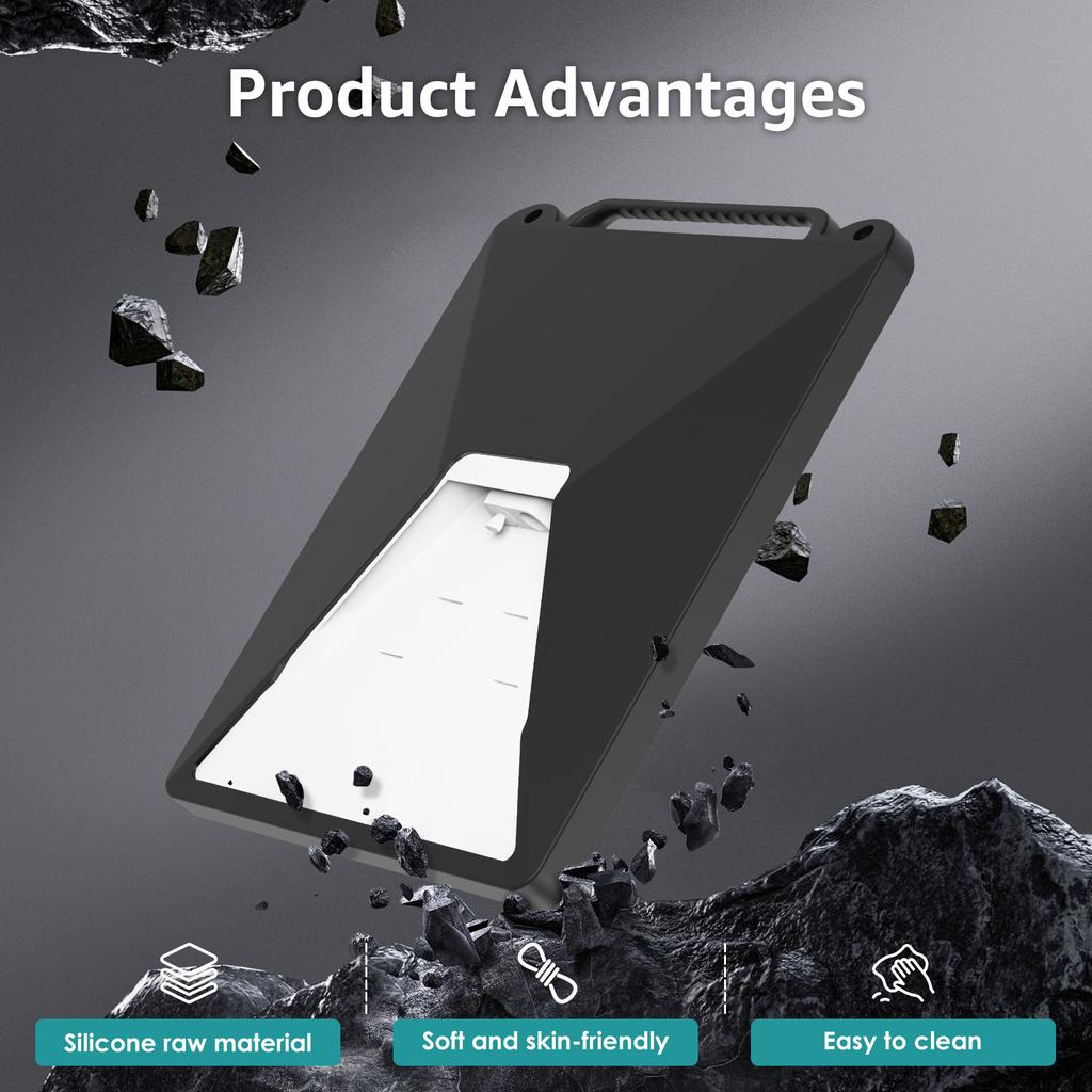 Silicone Satellite Antenna Protective Cover Mini Satellite Dish Protective Cover Case with Handle and Hook for Outdoor Camping