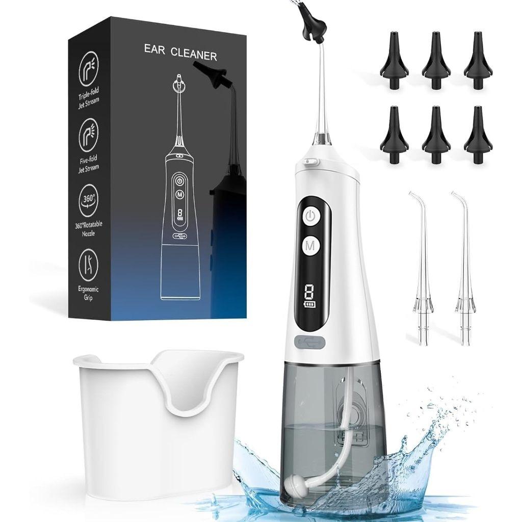 IPX7 Waterproof Ear Wax Removal Tool 9 Pressure Settings Water Powered Ear Cleaner Safe and Effective Ear Cleaning Kit