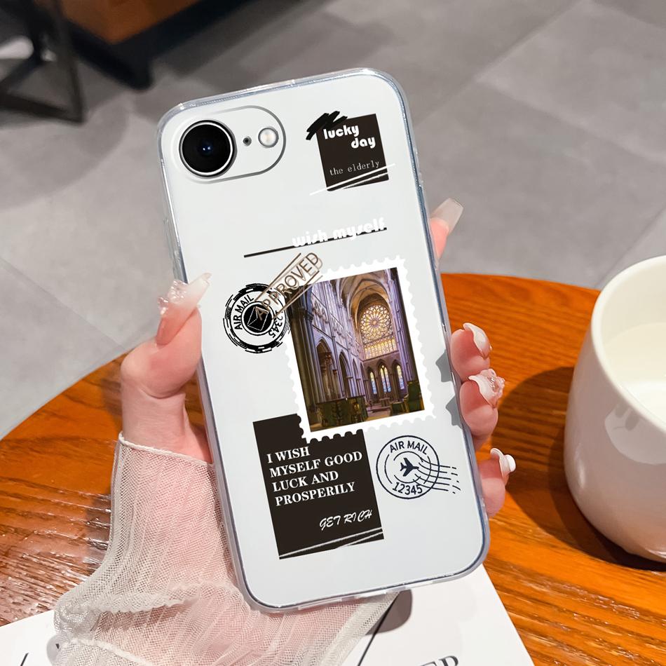 

For iPhone 17E Case Gradient Color Transparent Shockproof Phone Housing For iPhone17E/iPhone SE 2026 Soft Slim Back Cover Fundas iPhone17e