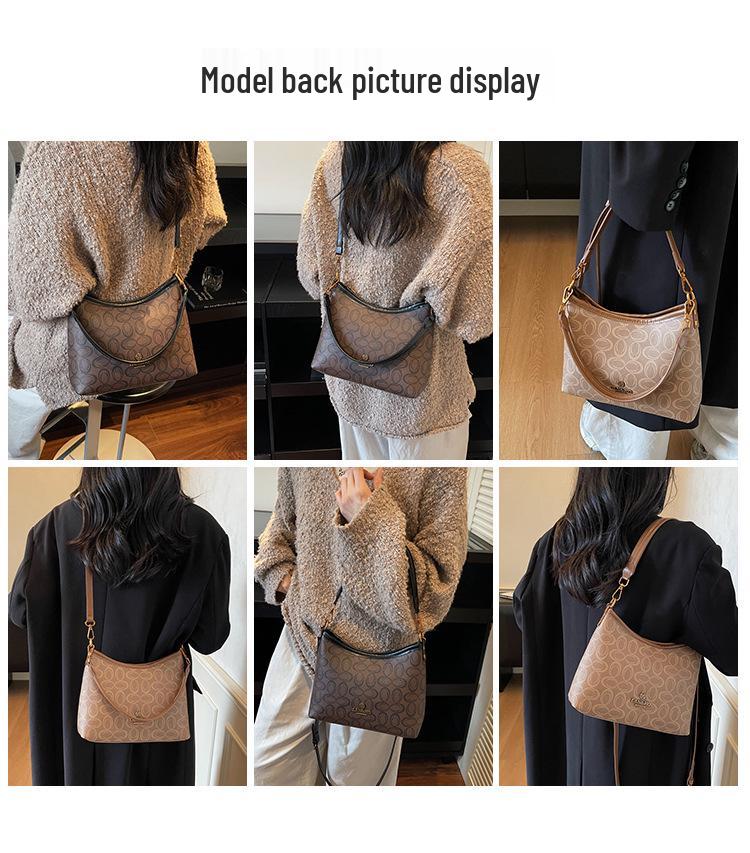 Bolsa Tote e Transversal de Luxo Feminina de Grande Capacidade - Acessório de Moda Versátil e Sofisticado