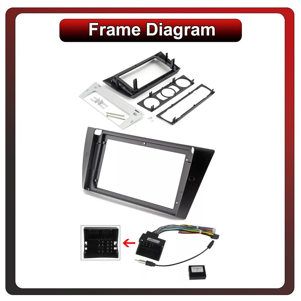 2Din Android Car-Play Car Radio,BMW 3 Series E90 2006-2012,Multimedia Player Head Unit Stereo GPS Navigation BT WIFI,1+16GB