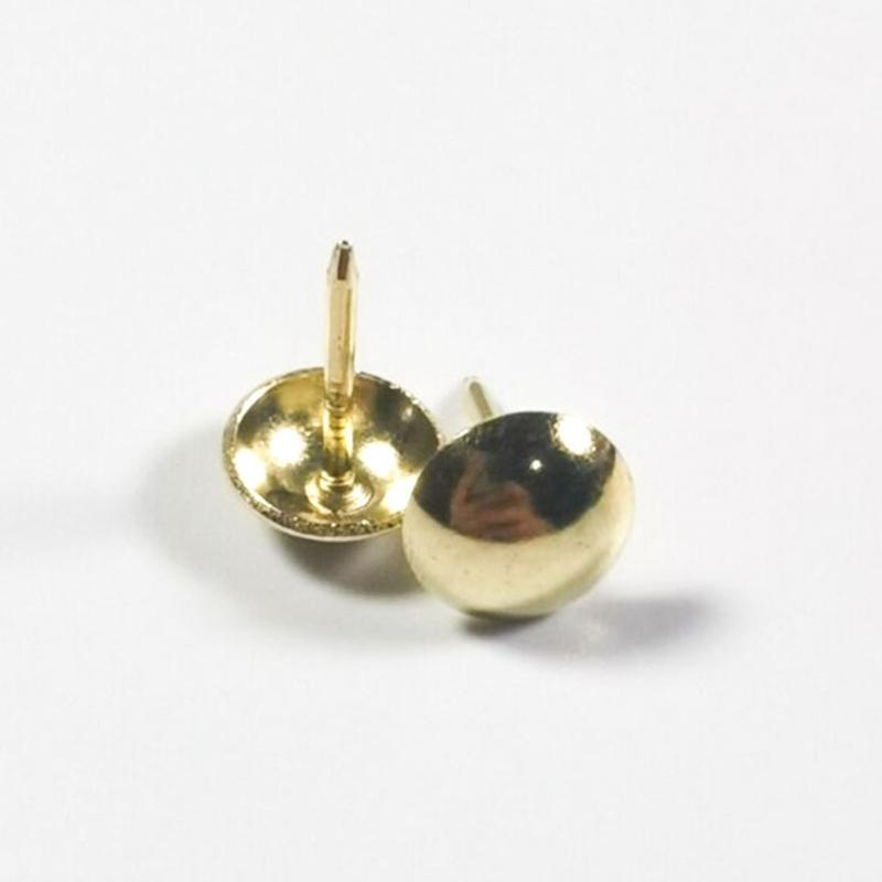 500Pieces Multifunctional Metal Thumbtacks for Office School Roundness Push Pins Office Tacks for Corkboard Furniture