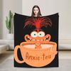 Inside Out 2 Cartoon  Blanket  Travel Office Flannel Throw Blanket For Outdoor Super Warm Custom Quality Bedspread