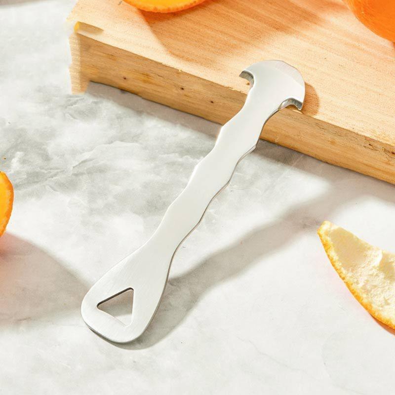 Stainless Steels Fruit Peeler Citrus Cutter Slicer Removal Tool for Quick Safe Oranges and Lemon Peeling in Kitchen Use