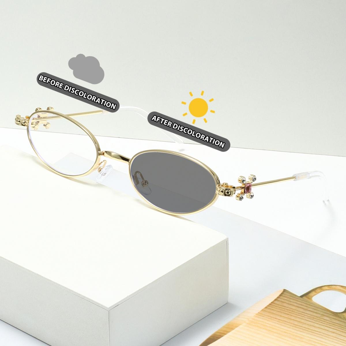 

European and American retro fashion men s and women s anti blue light glasses with photochromic properties for protecting eyesig