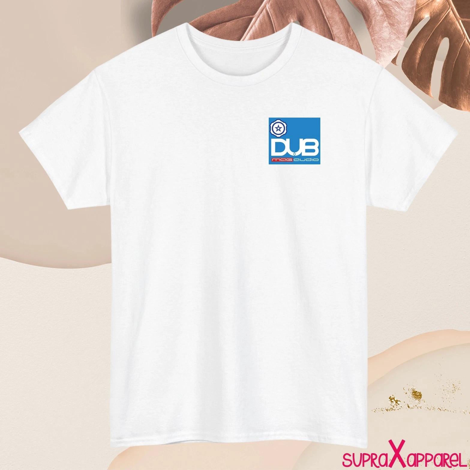 DUB MAG AUDIO Logo Mens T-Shirt Cotton Graphic Tee Made in USA S-5XL Colors L