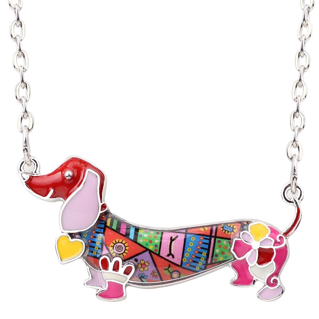 weenie dog necklace