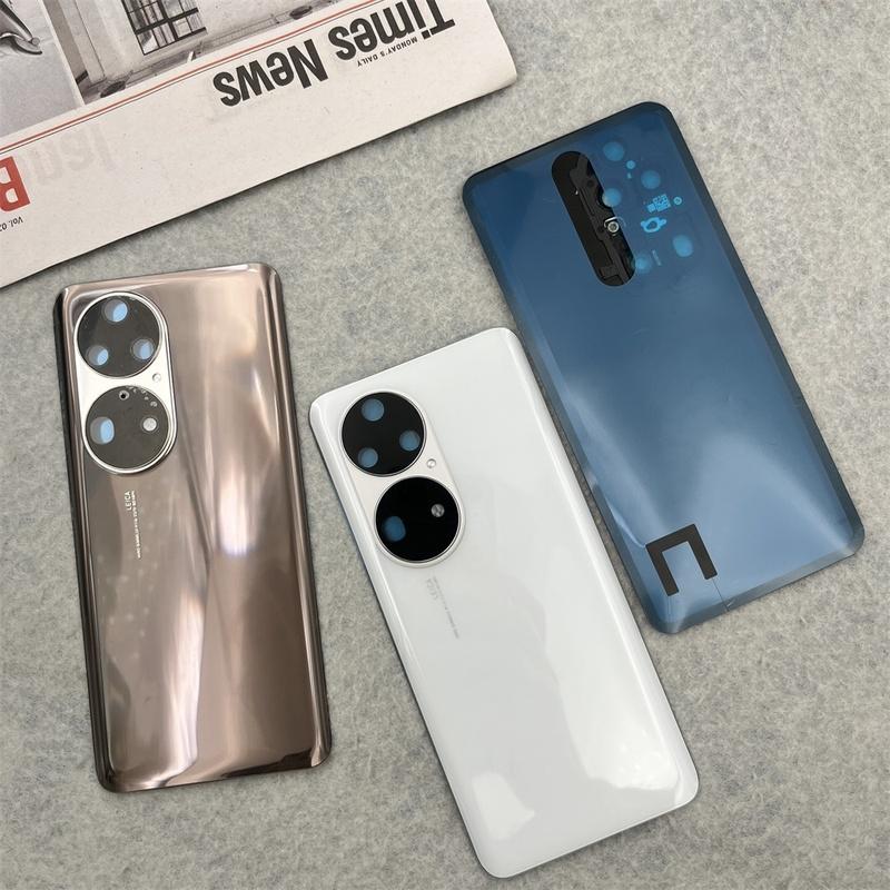 Back Glass Cover For Huawei P50 Pro P50pro JAD-AL50 Battery Cover Rear Door Housing For P50 ABR-AL00 With Camera Lens Frame