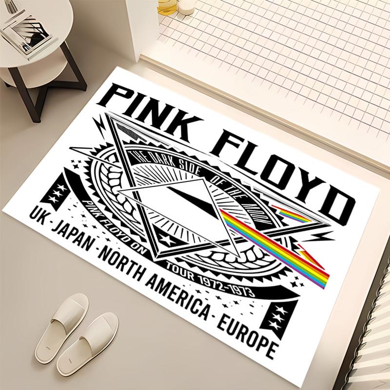 Rock Band P-Pink F-Floyd Print Area Rug - Soft,Washable Non-Slip Indoor Mat,Living Room,Home Office Decorative Rug