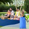 Faltbare Picknickmatte Feuchtigkeitsbeständig Faltbare Picknickmatte 1,4x2m Tragbare Campingmatte Sandfreie Strandmatte für Outdoor-Reisen Strand