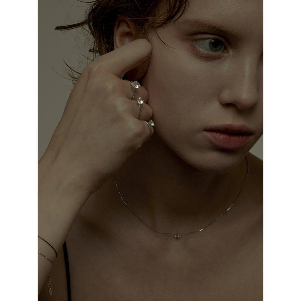 [J.Gracelet] Shallow D Round Necklace