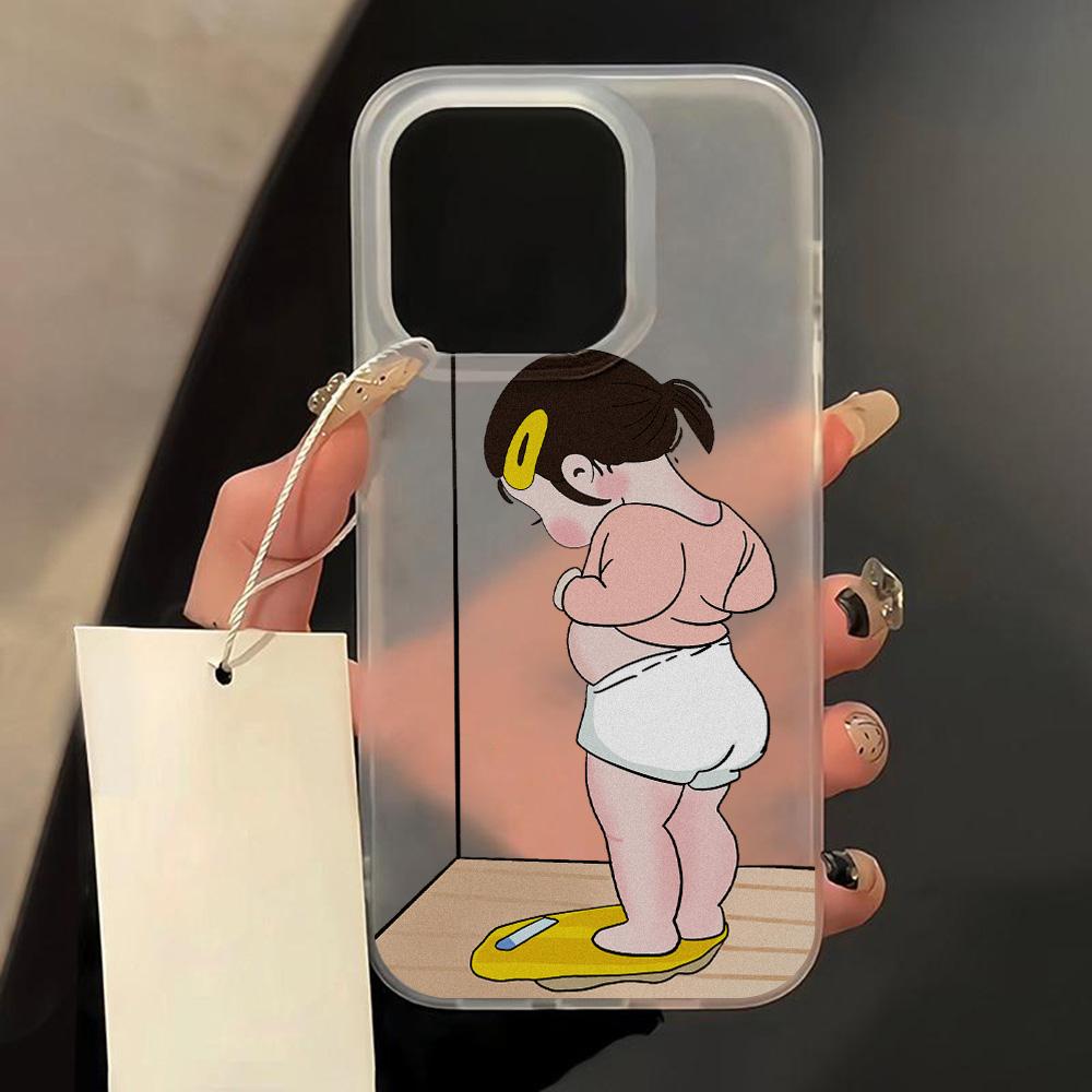 Mobile Phone Cases for iPhone 11 13 15 Pro Max 12 14 Pro Max Case iPhone 16 15 Plus 13 Pro 12 Mini 13 Mini Frosted Texture Painted Cartoon Flowers