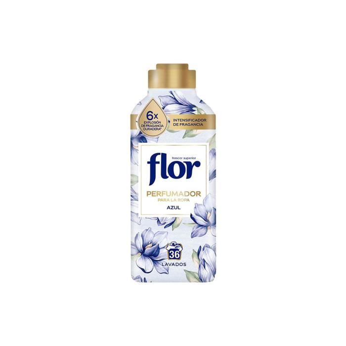 GENERIQUE - Adoucissant Parfum Bleu 720ml 36 Lavages Fleur - FLOR